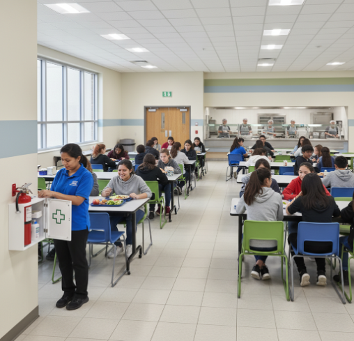 Emergency Preparedness in School Cafeterias: Protecting Students Where They Eat