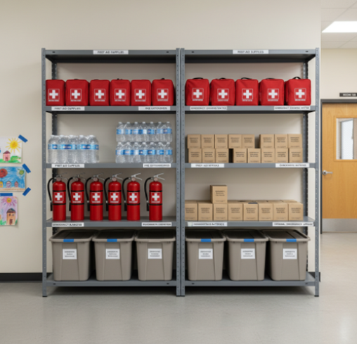 Smart Storage, Safer Schools: How Storage Policies Support Emergency Preparedness